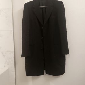 Men's Versace mohair vintage overcoat